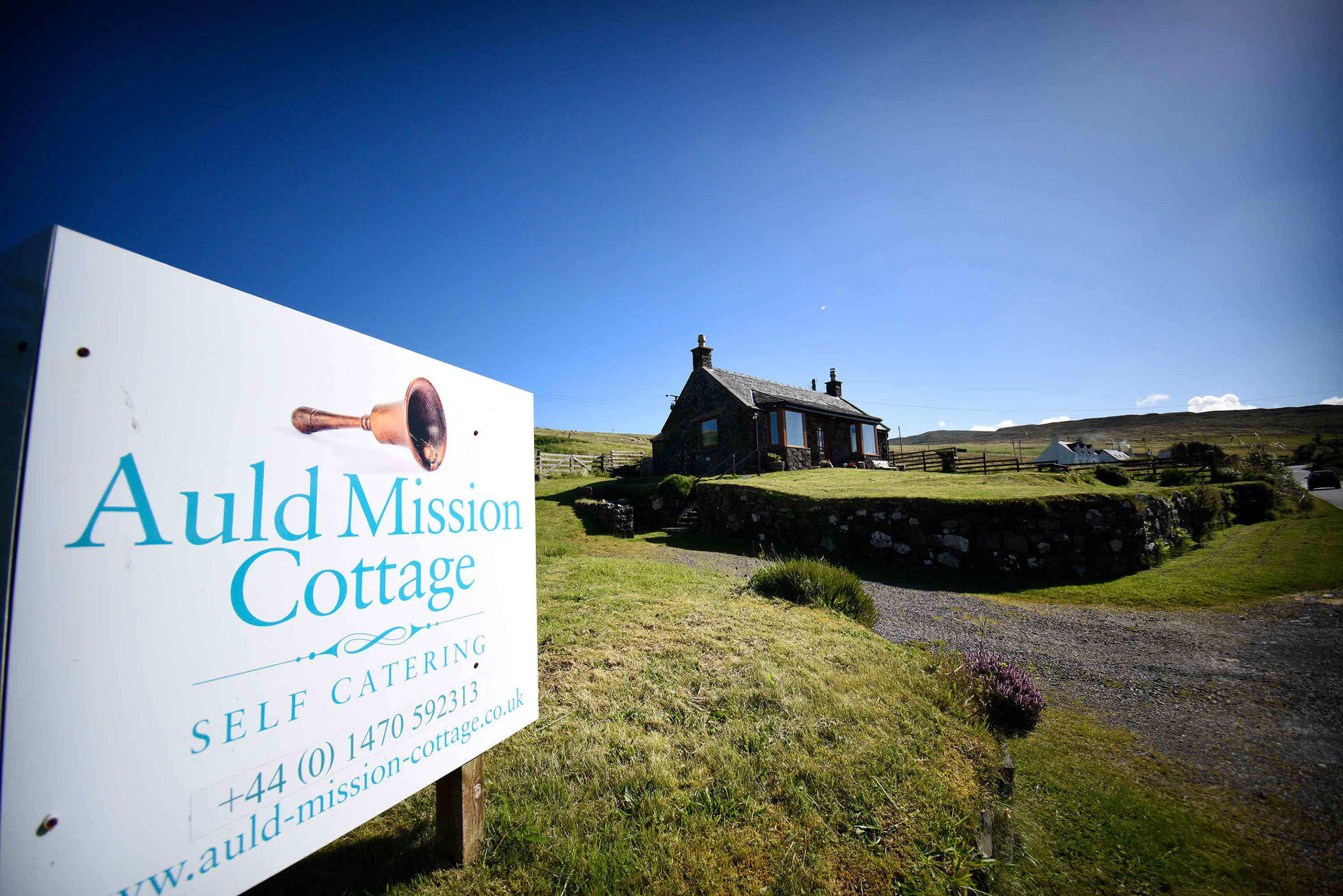 Our Self Catering Accommodation in Waternish has private parking and gardens