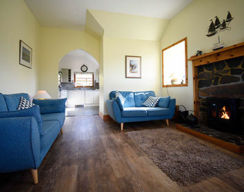 Open Plan Design at our Self Catering Accommodation in Waternish