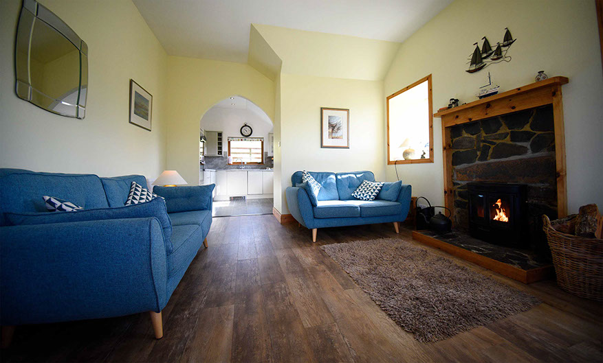Open Plan Design at our Self Catering Accommodation in Waternish