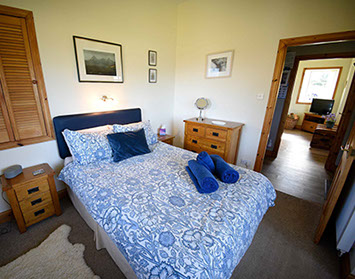 Our King Size Double Bed offers stunning sea views and WIFI Internet